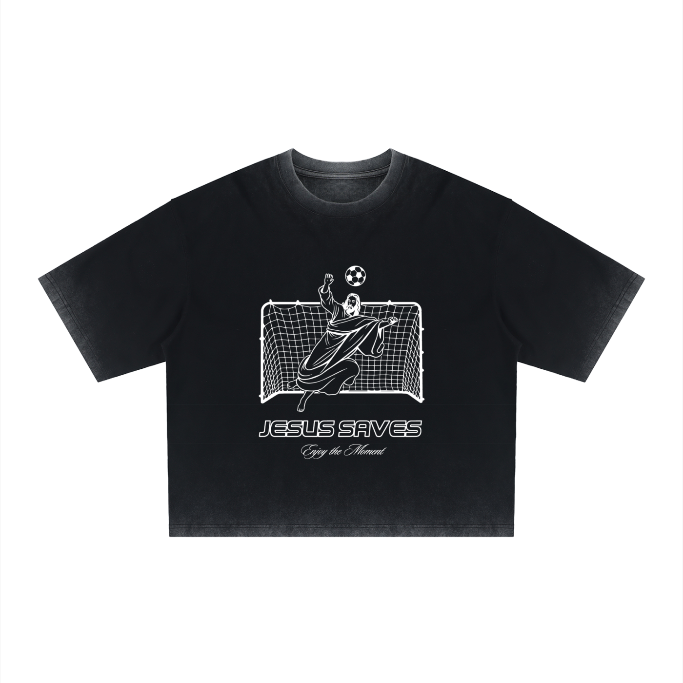 Jesus Saves Reverse Dye Tee
