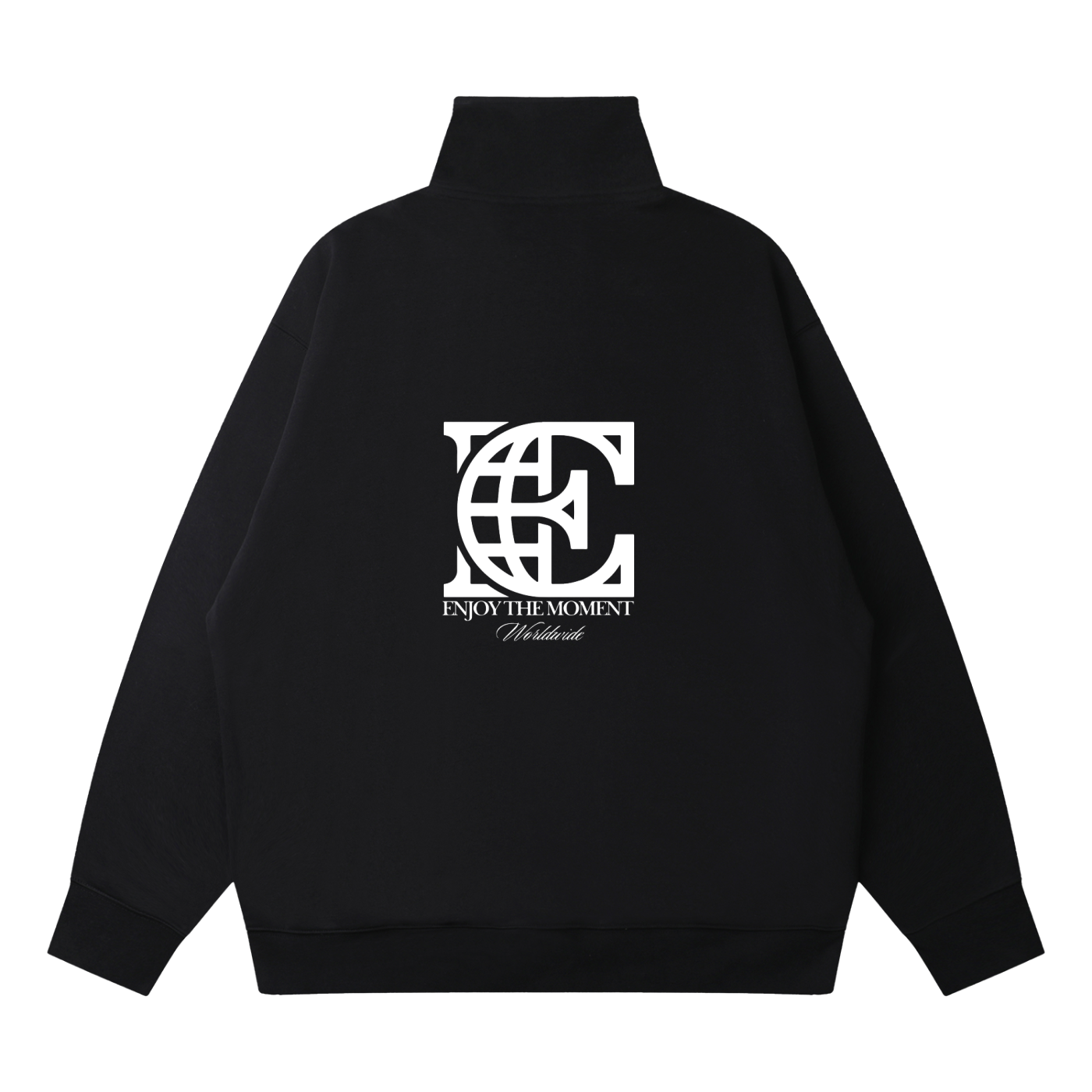 Quarter-Zip Drop Shoulder Sweatshirt