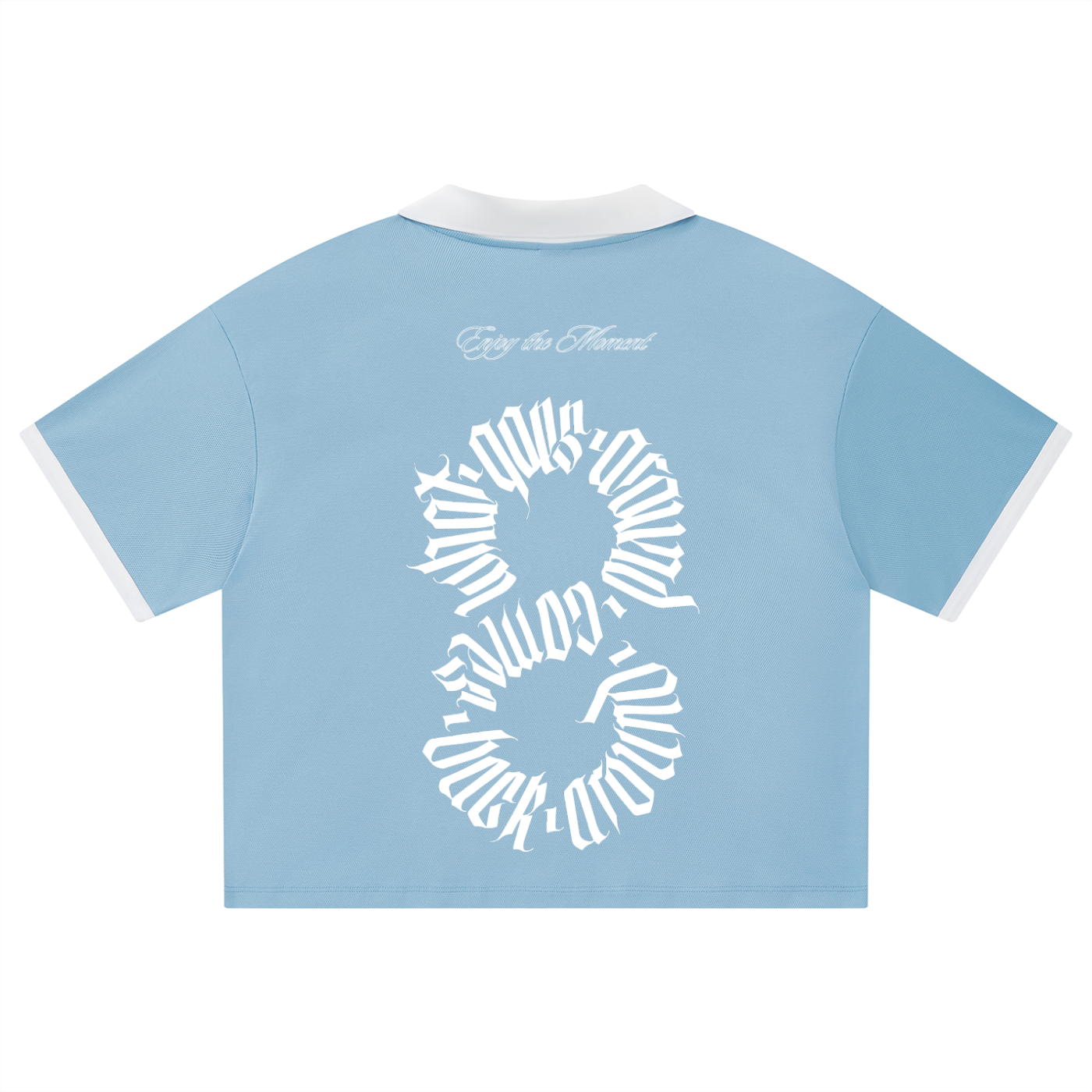 Jersey Boxy Soccer T White Print