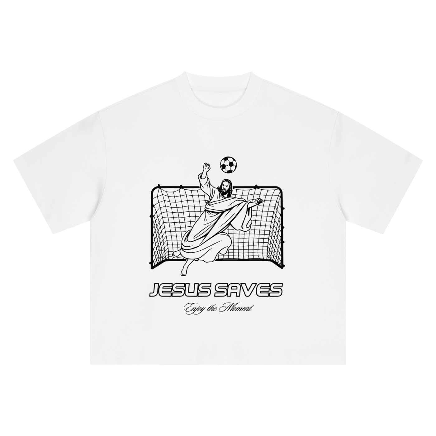 Tshirt Boxy Oversized Jesus Saves