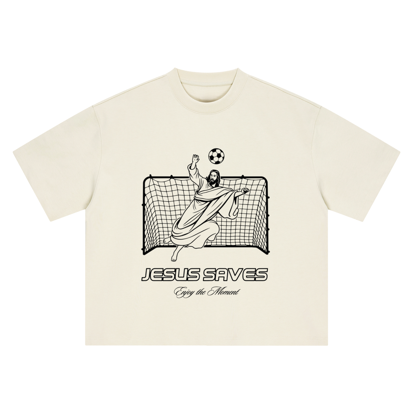 Tshirt Boxy Oversized Jesus Saves