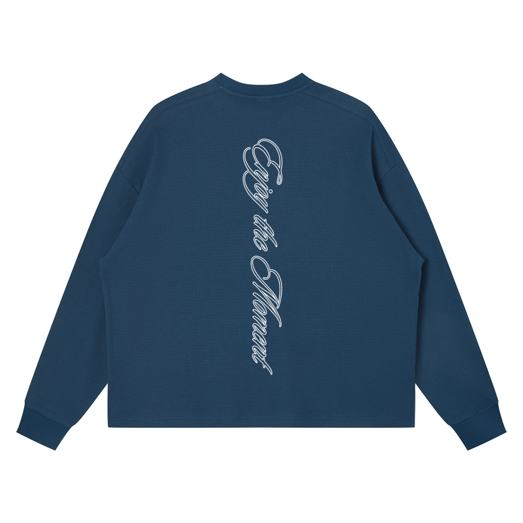 Tshirt Waffle Boxy Long Sleeve