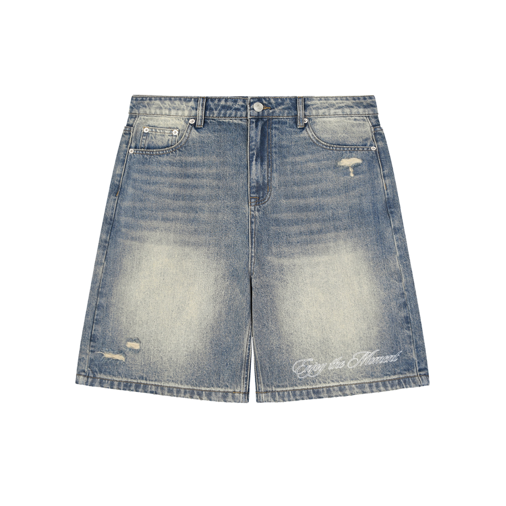 Boulevard Distressed Denim Jorts