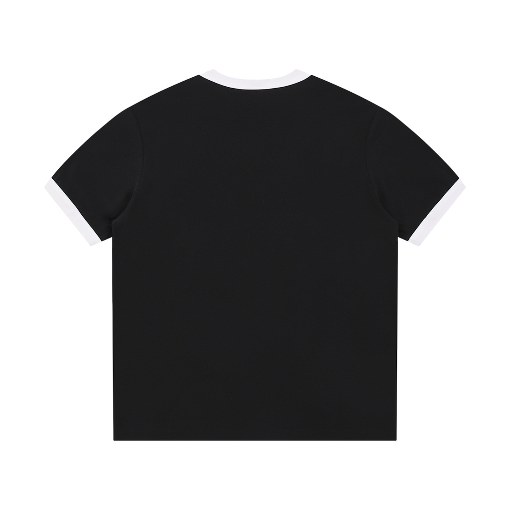 Tshirt Contrast Edge Crewneck