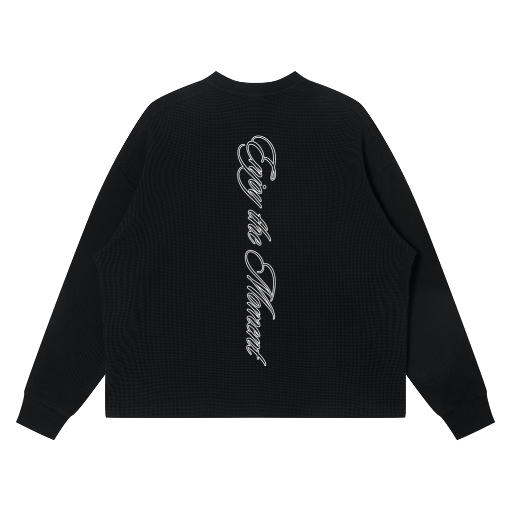 Tshirt Waffle Boxy Long Sleeve
