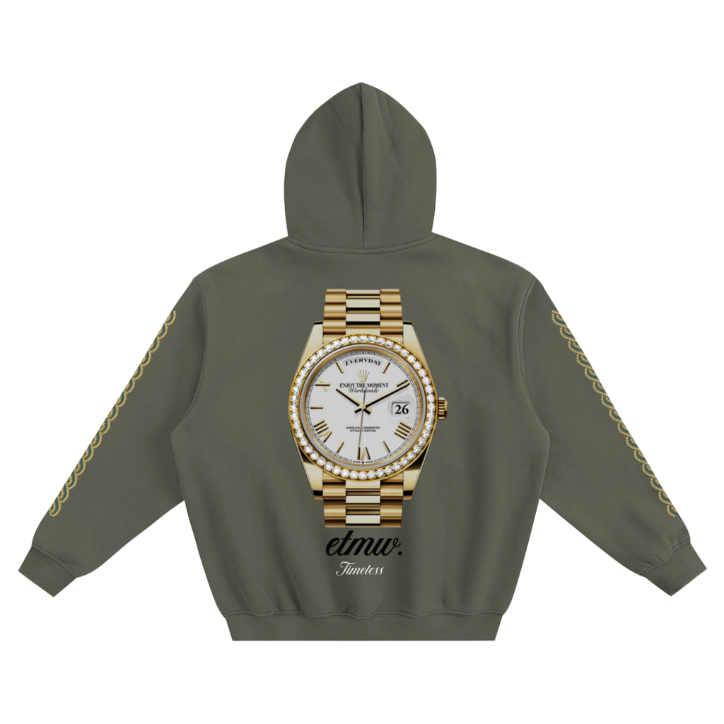 Fleeced Boxy Hoodie Timeless