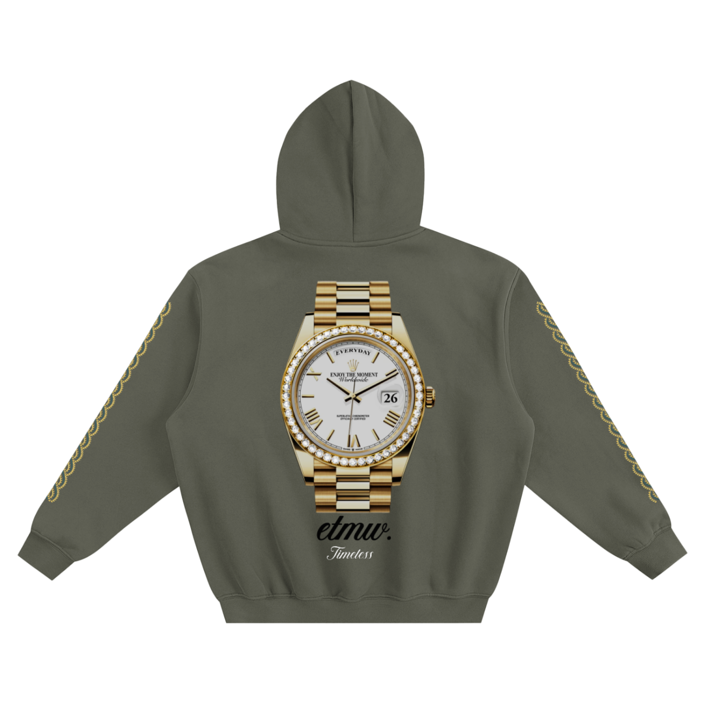 Fleeced Boxy Hoodie Timeless