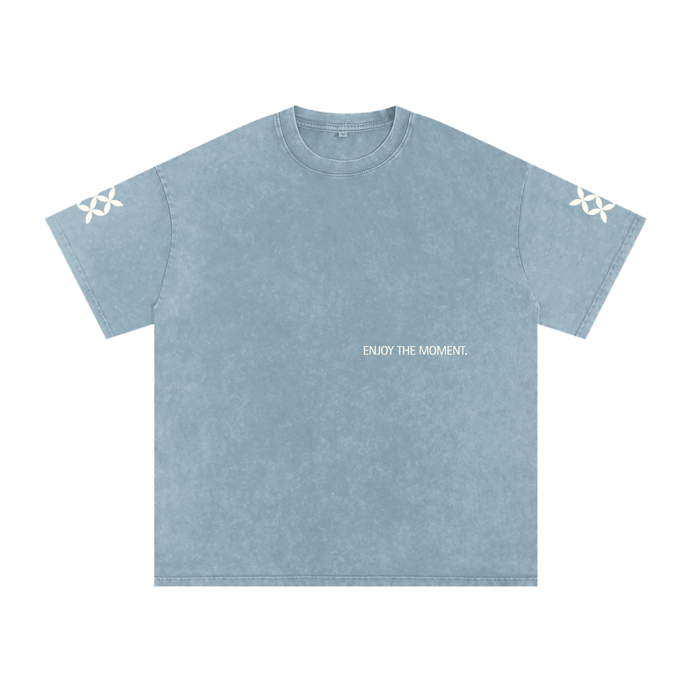 Tshirt Snow Washed Oversized Cotton