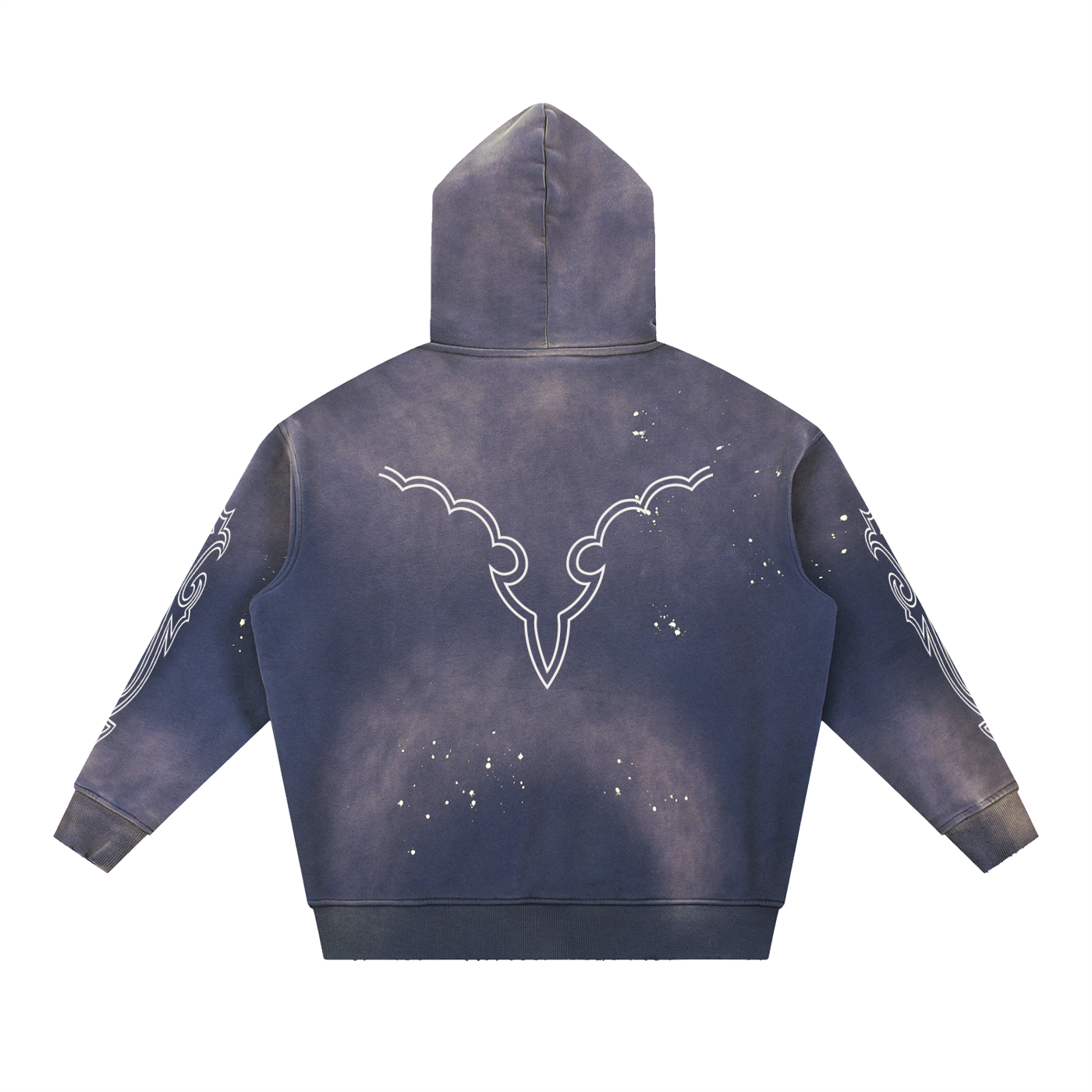 Vintage Western Frayed Hoodie