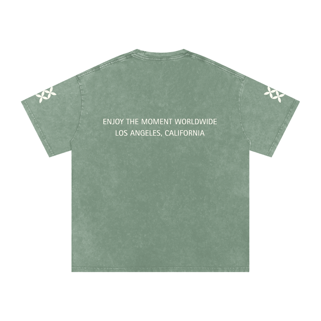Tshirt Snow Washed Oversized Cotton