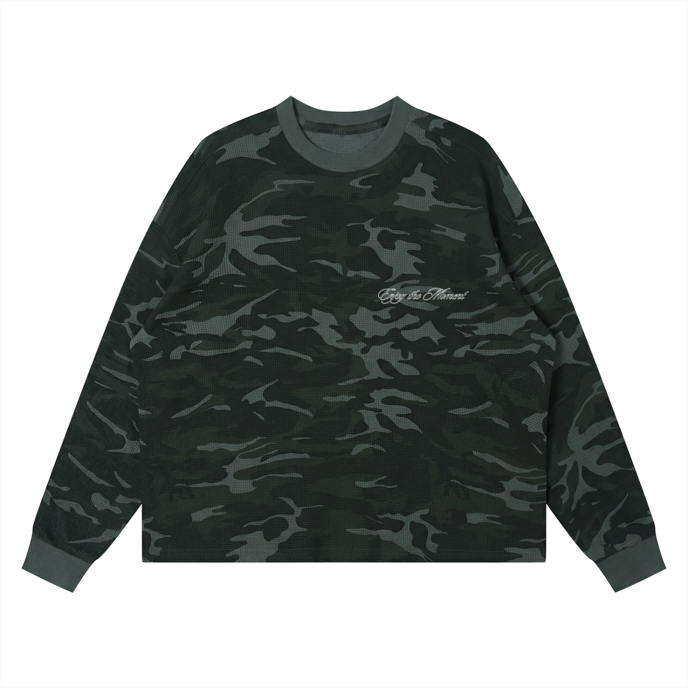 Tshirt Waffle Boxy Long Sleeve