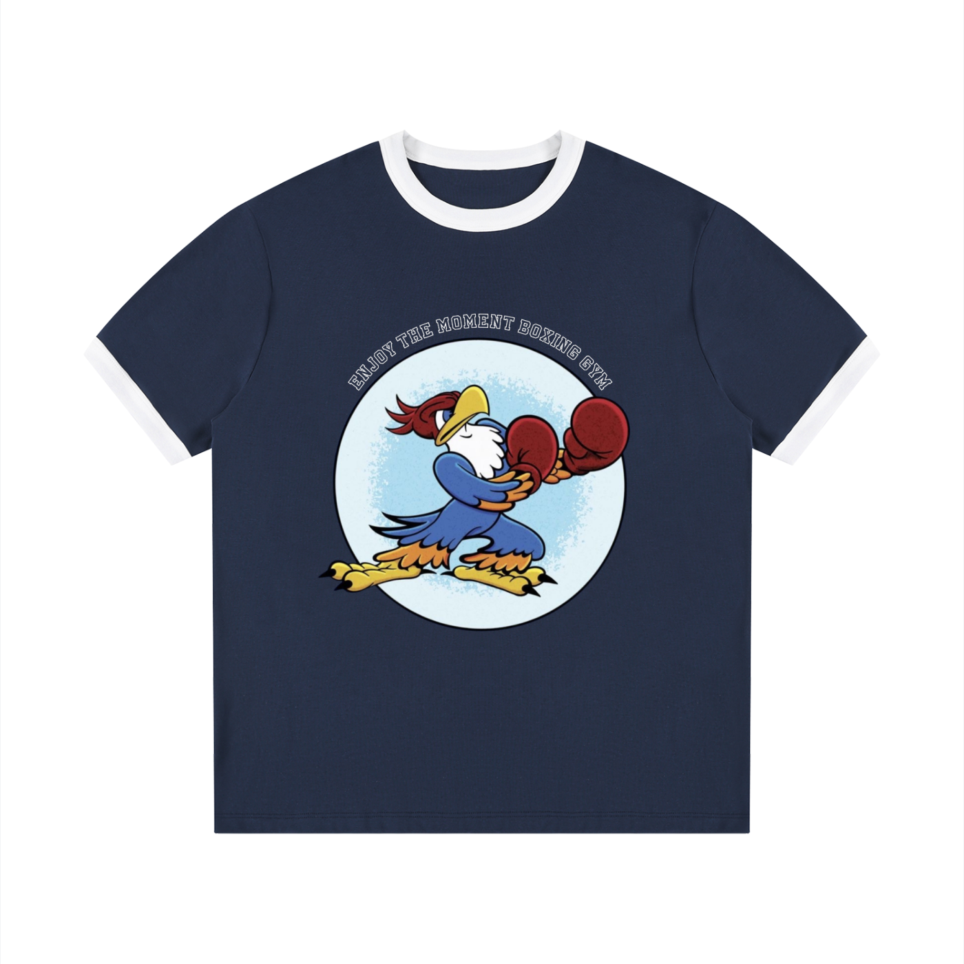 Tshirt Contrast Edge Crewneck