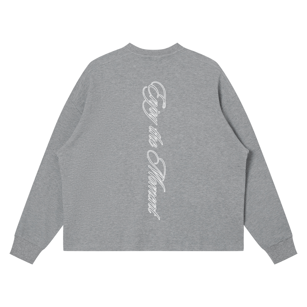 Tshirt Waffle Boxy Long Sleeve