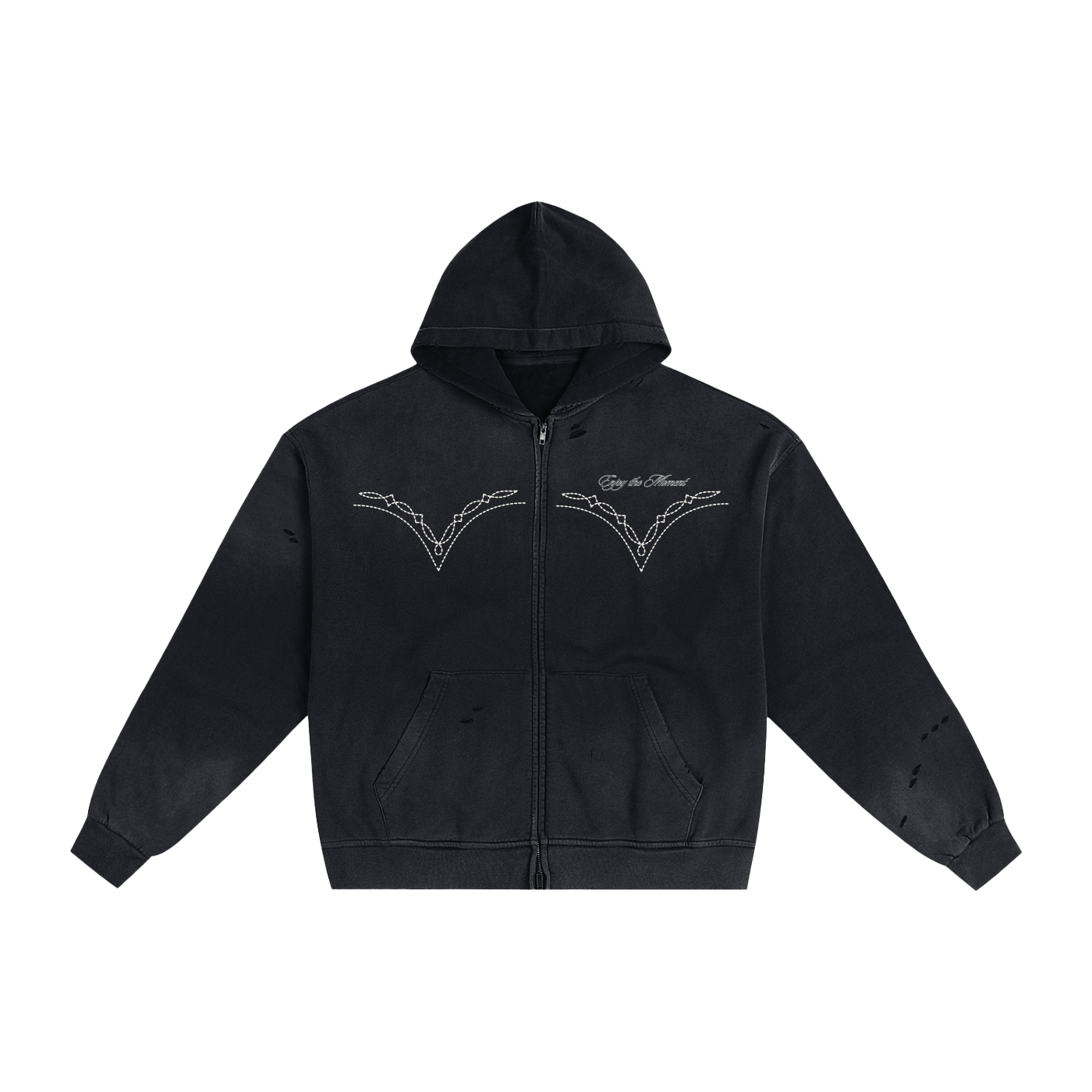 Western Sunfade Zip Hoodie