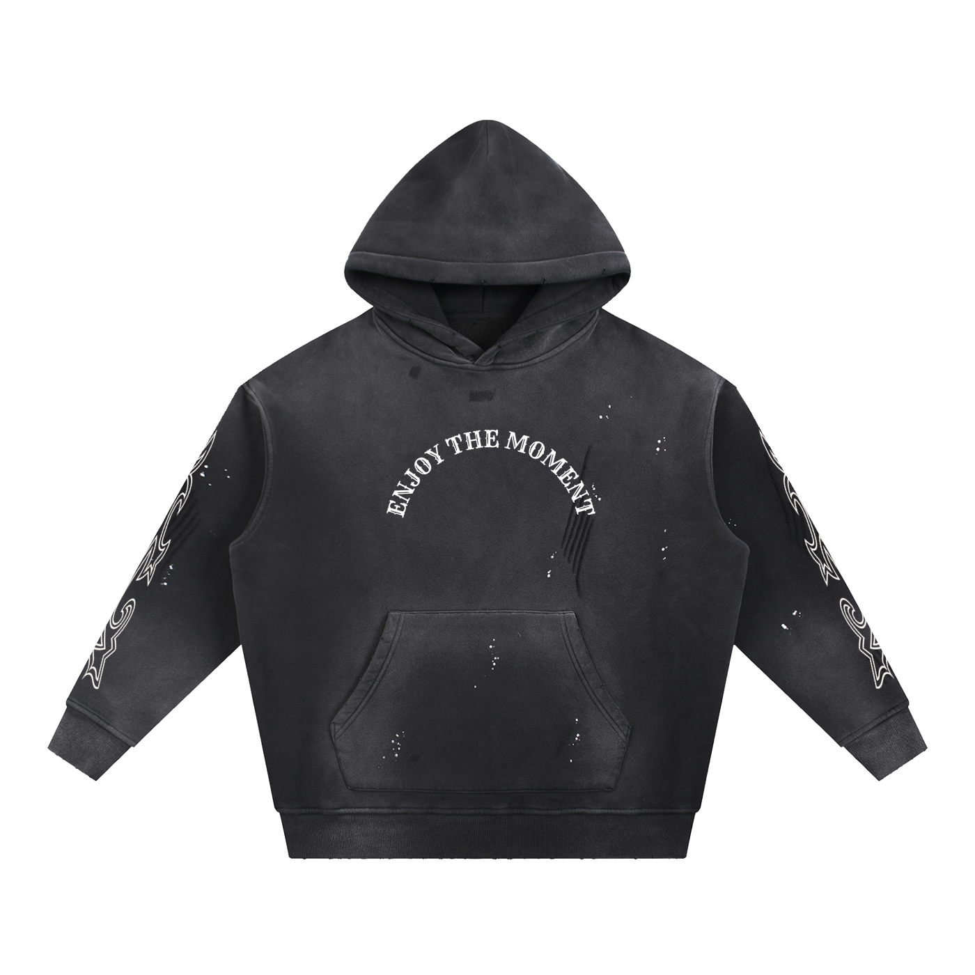 Vintage Western Frayed Hoodie