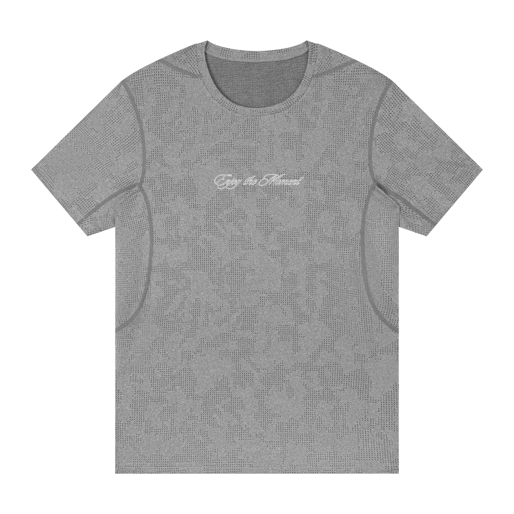 Jacquard Slim Mesh T-Shirt