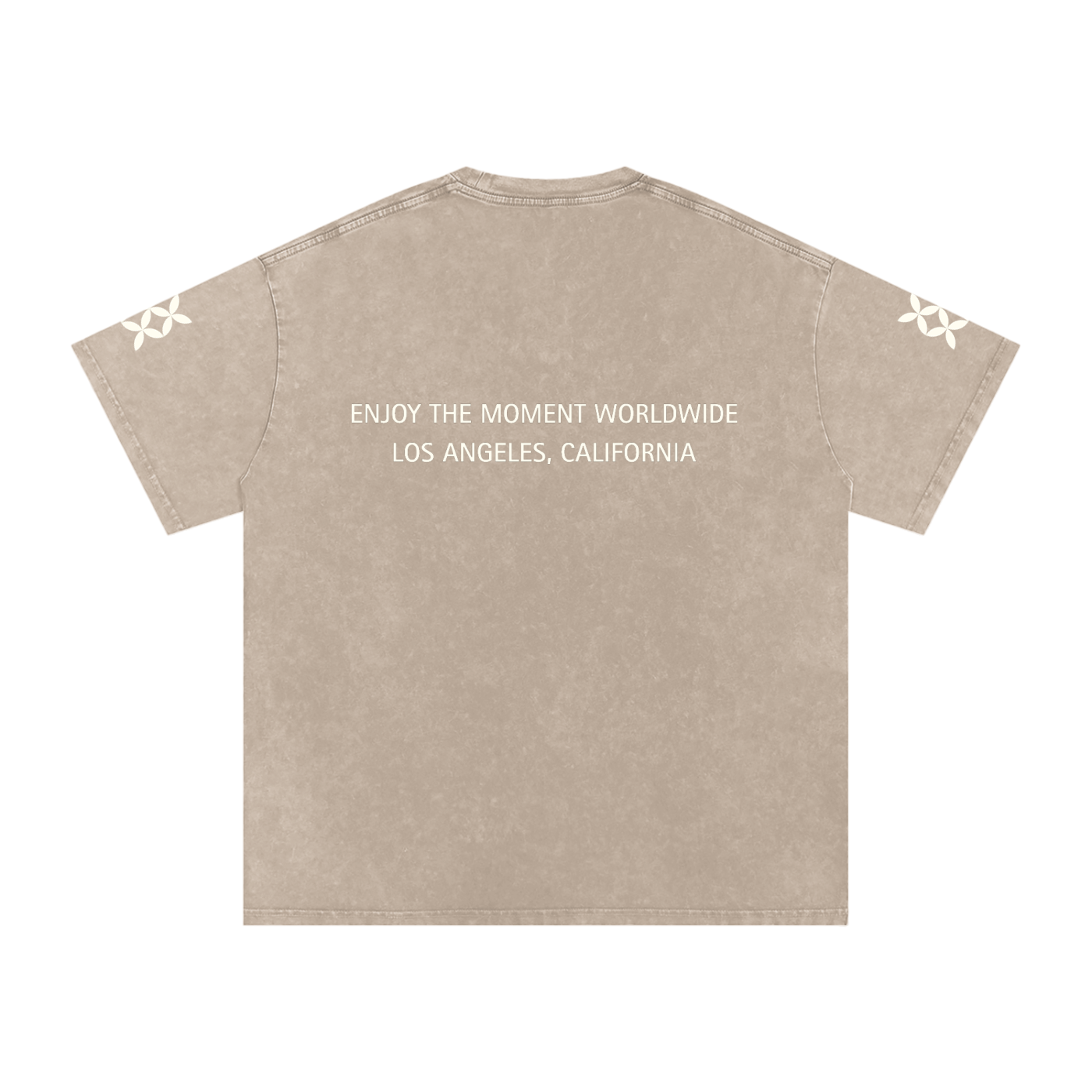 Tshirt Snow Washed Oversized Cotton