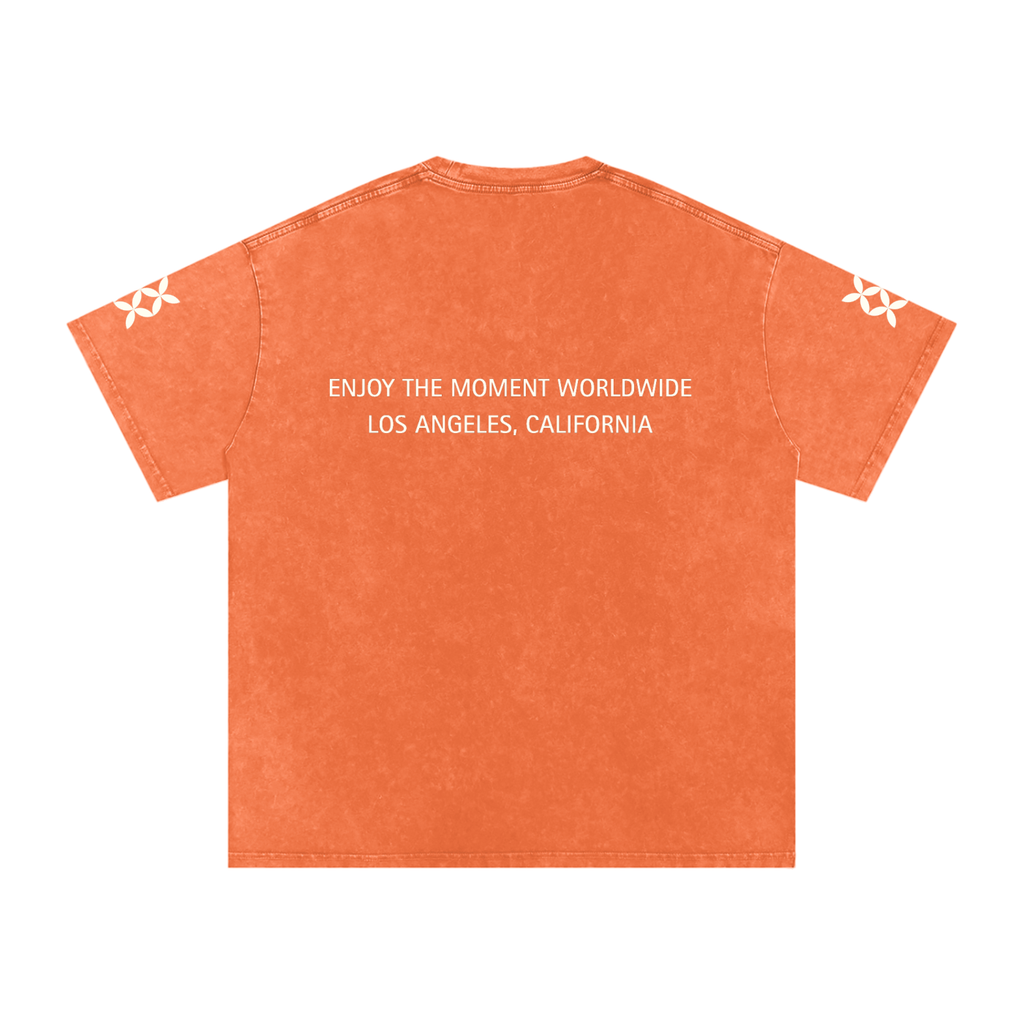 Tshirt Snow Washed Oversized Cotton