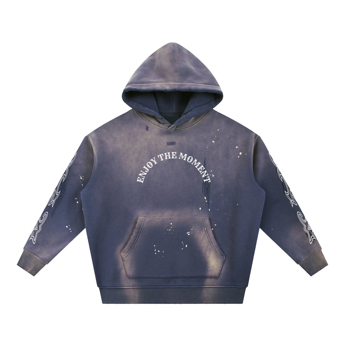 Vintage Western Frayed Hoodie