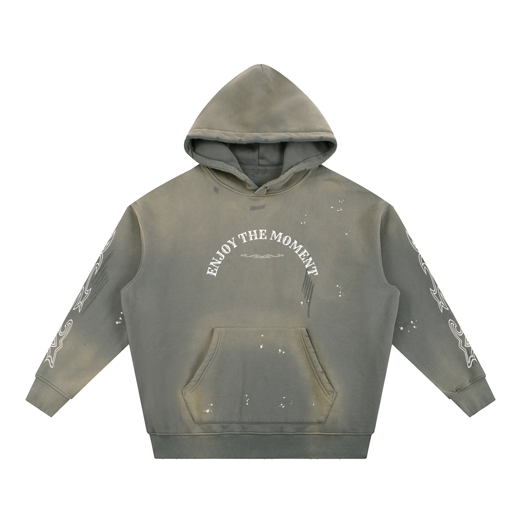 Vintage Western Frayed Hoodie