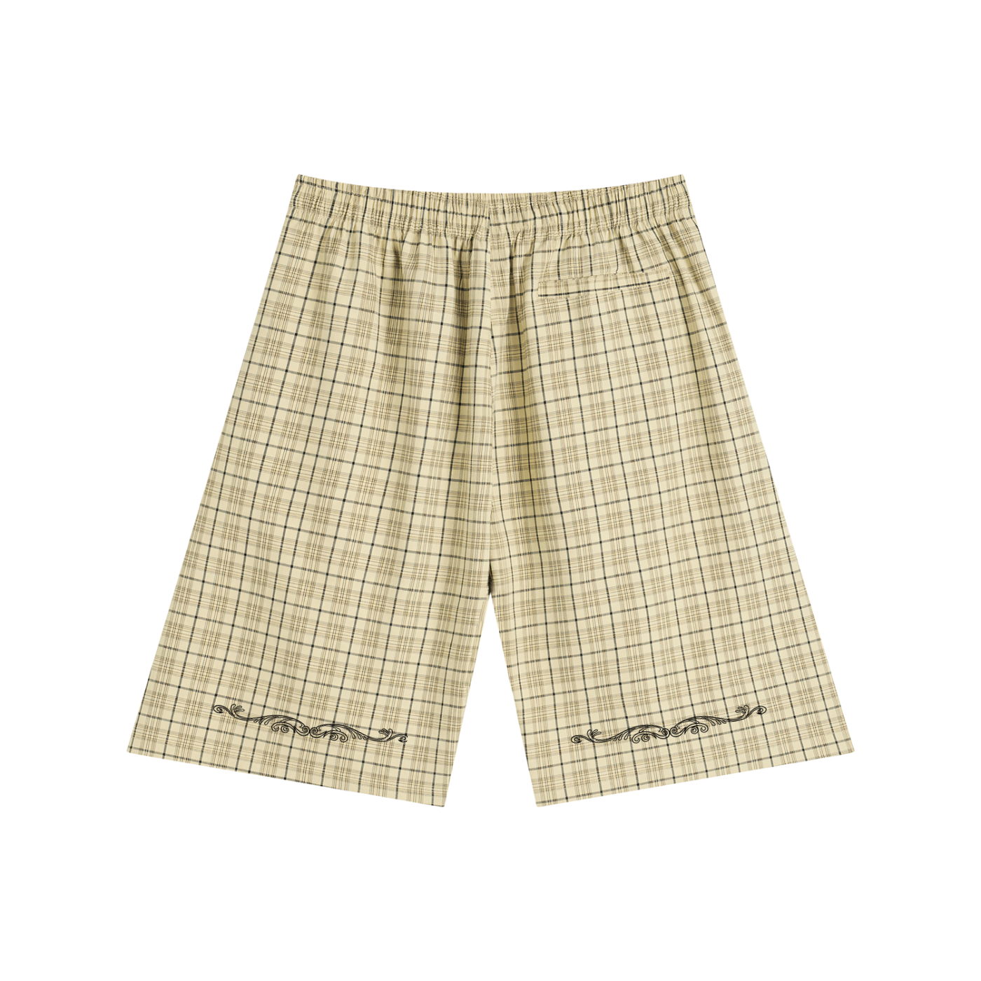 Plaid Wide Leg Shorts