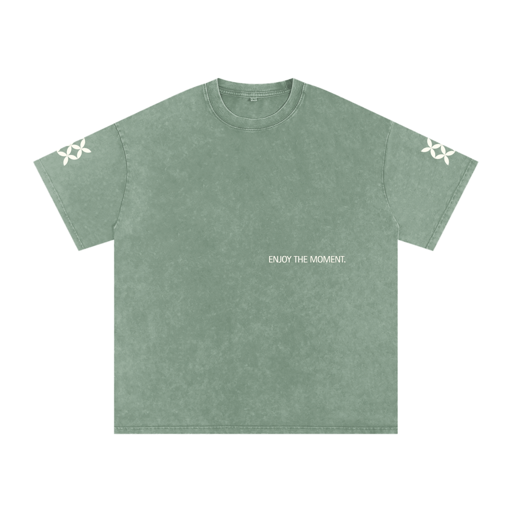 Tshirt Snow Washed Oversized Cotton