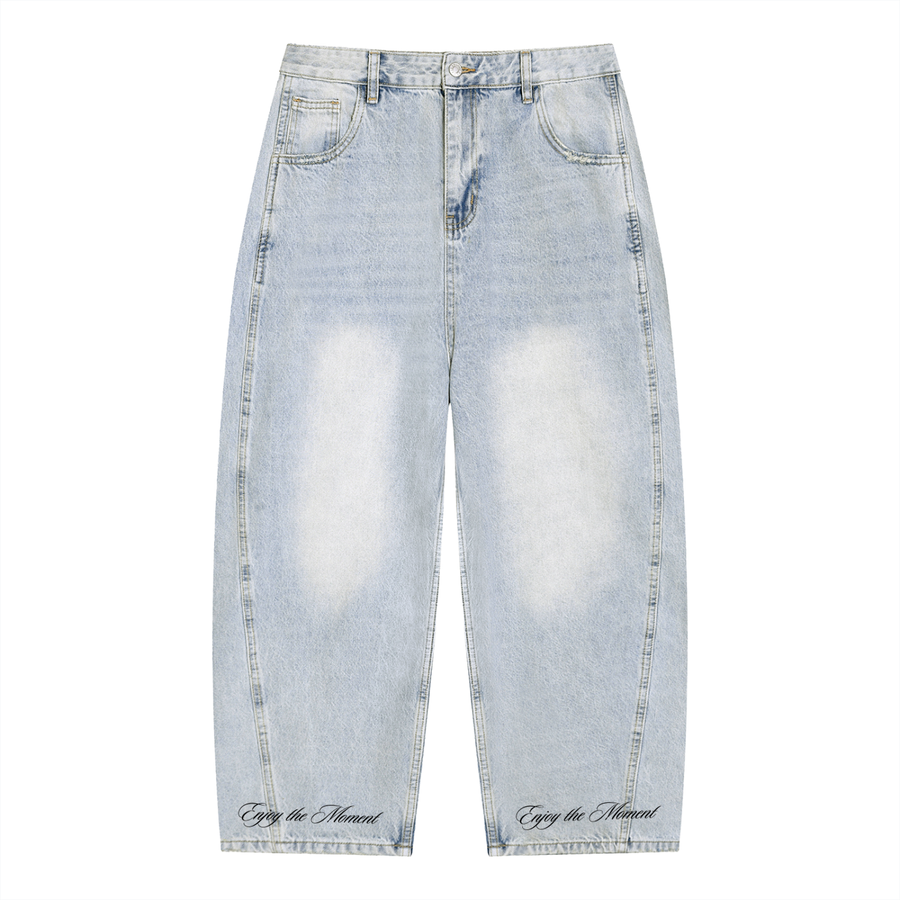 Denim Vintage Sunfade Barrel Jeans