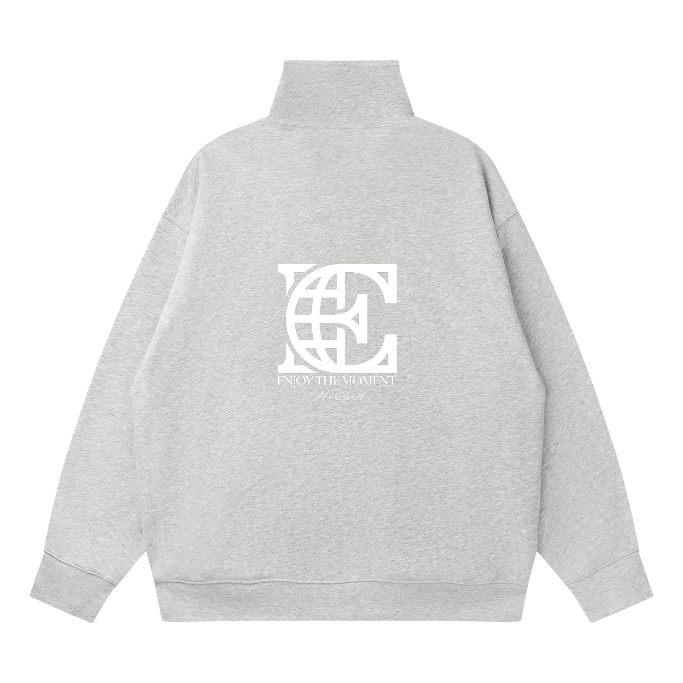 Quarter-Zip Drop Shoulder Sweatshirt