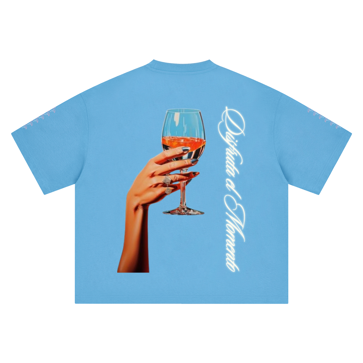 Tshirt Boxy Oversized Disfruta el Moment Toast