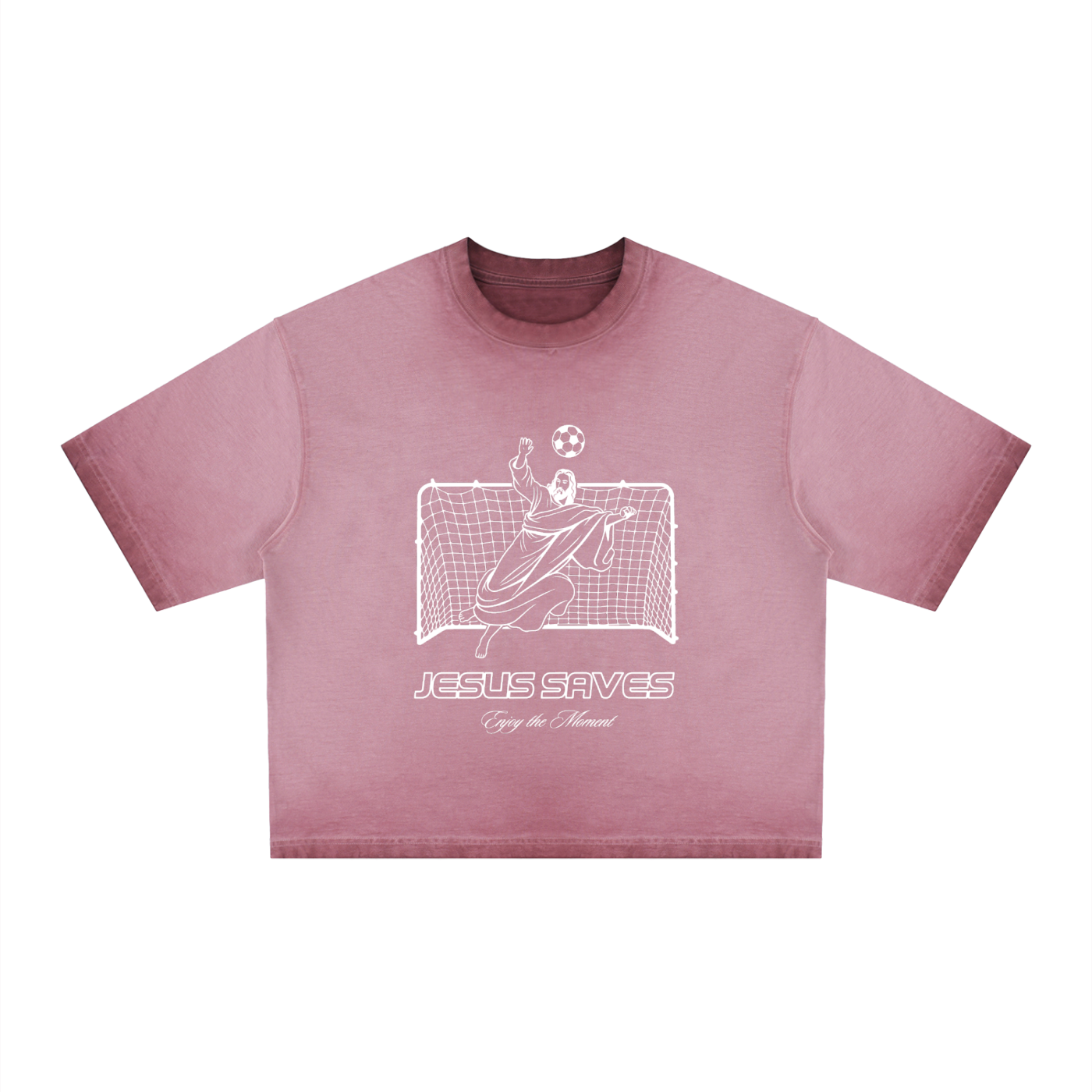 Jesus Saves Reverse Dye Tee