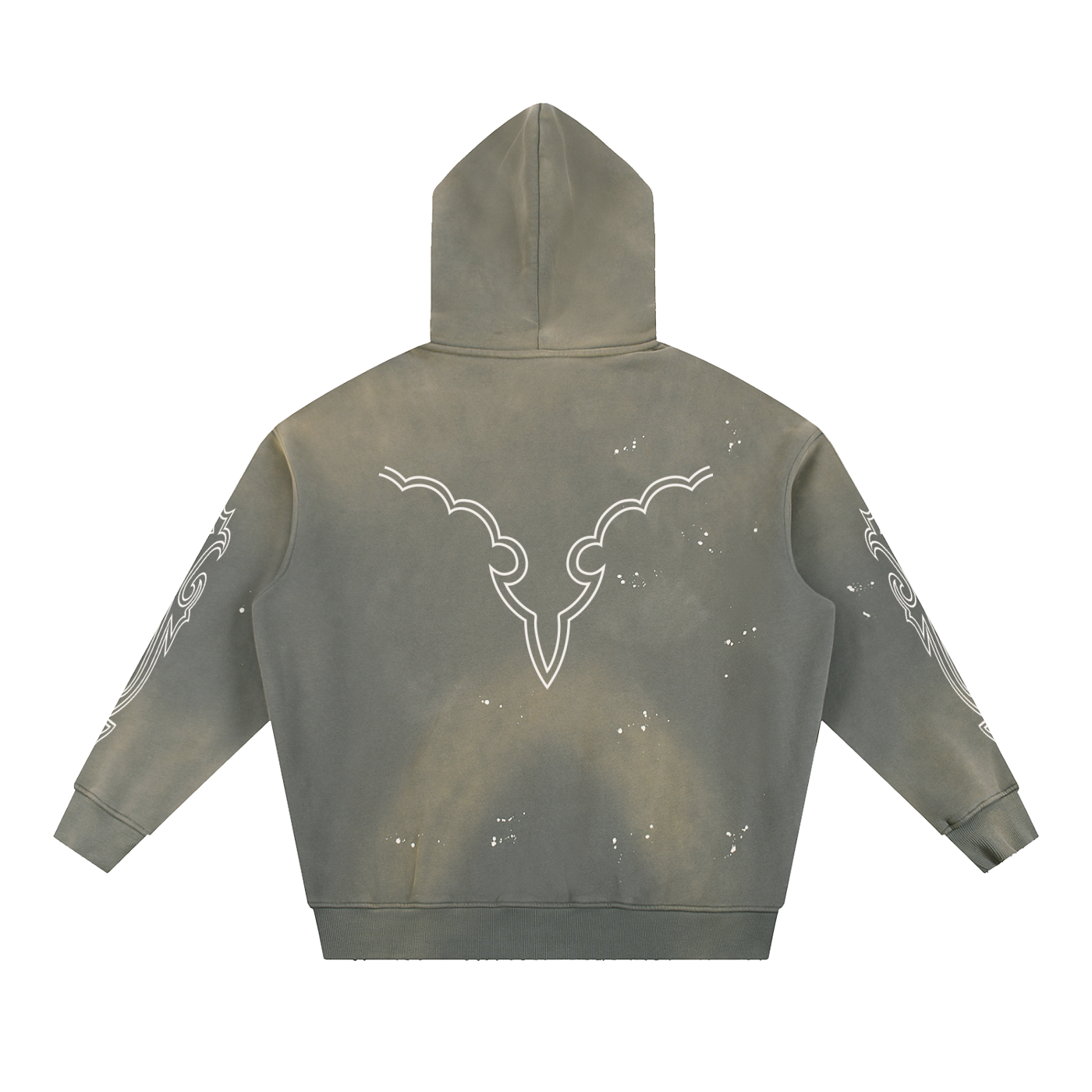 Vintage Western Frayed Hoodie