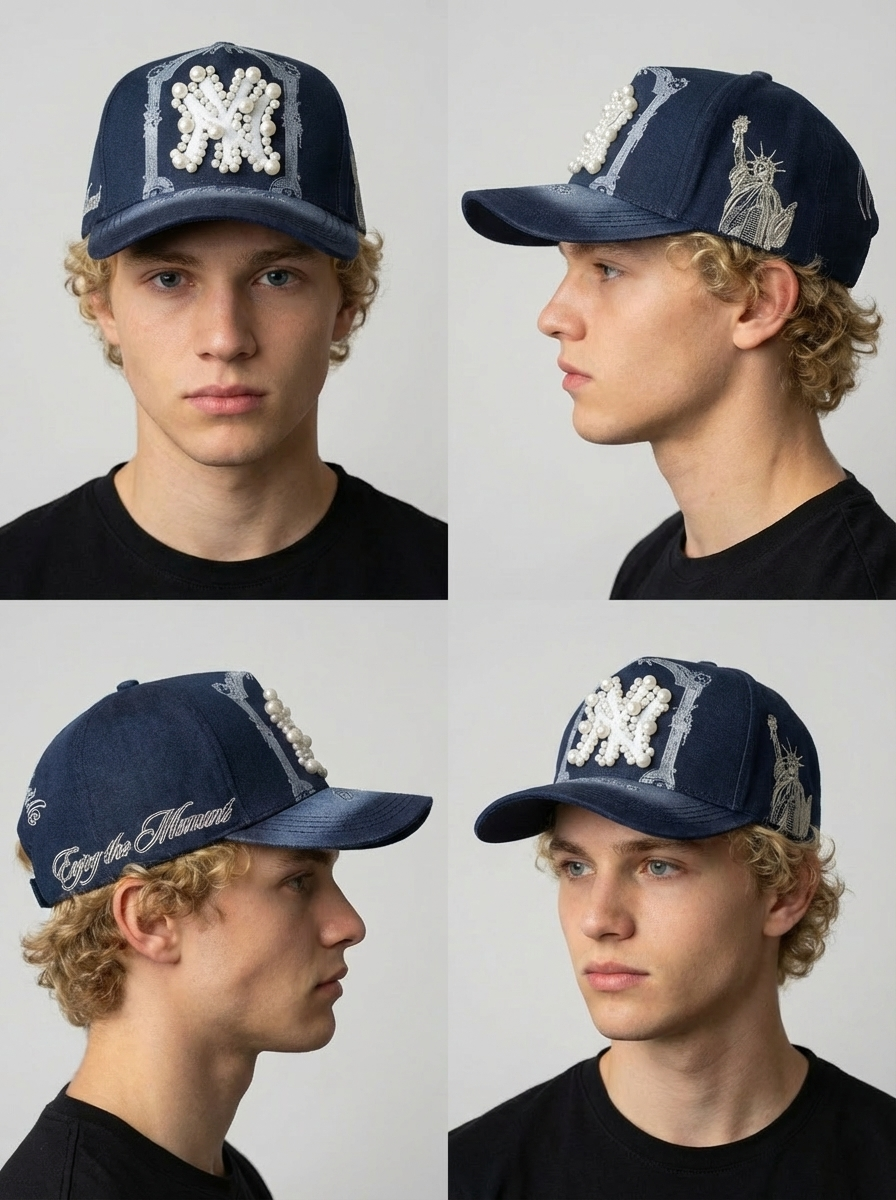 NY Pearls Navy